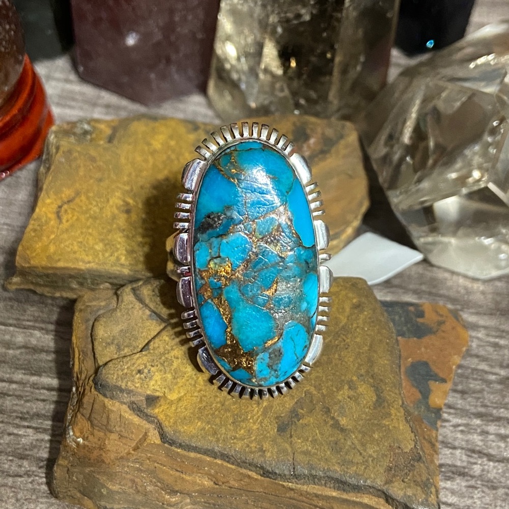 Sterling Silver Mojave Turquoise Ring